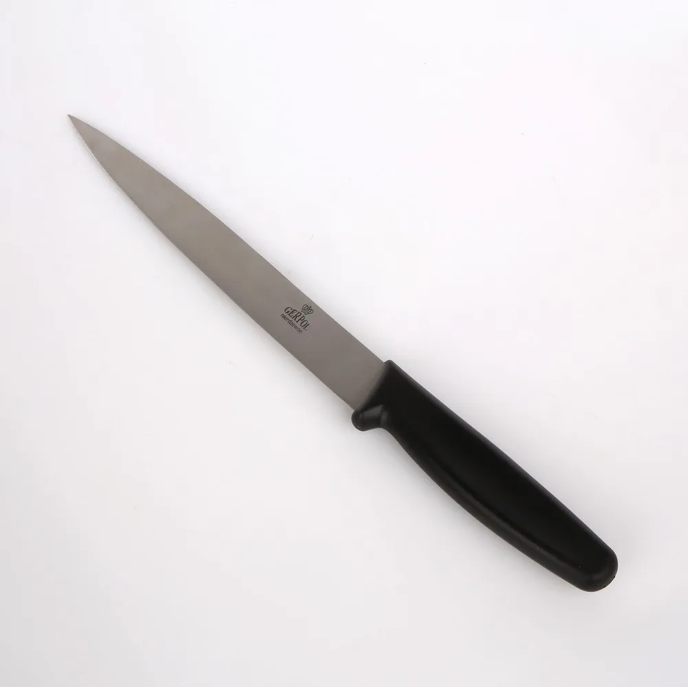 Nóż kuchenny uniwersalny Gerpol Wiktor 20 cm czarny