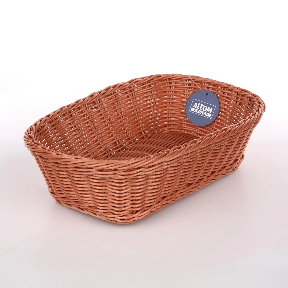 Koszyk na chleb i pieczywo prostokątny Altom Design ciemny