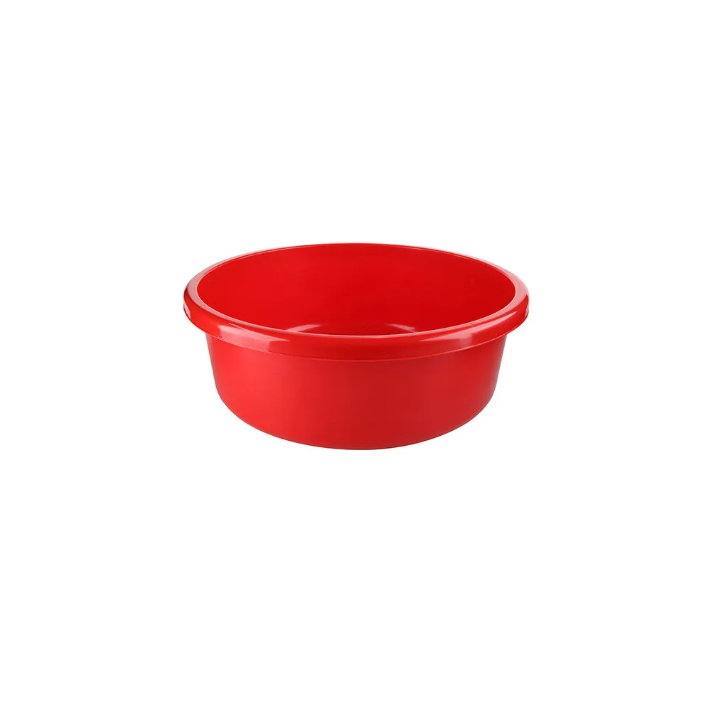 Miska na pranie / łazienkowa plastikowa okrągła Bentom Classic Czerwona 4 l