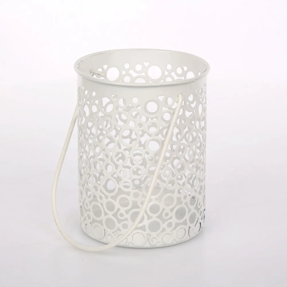 Latarenka / latarnia/ lampion ozdobny okrągły Altom Design metalowy 11,3 cm
