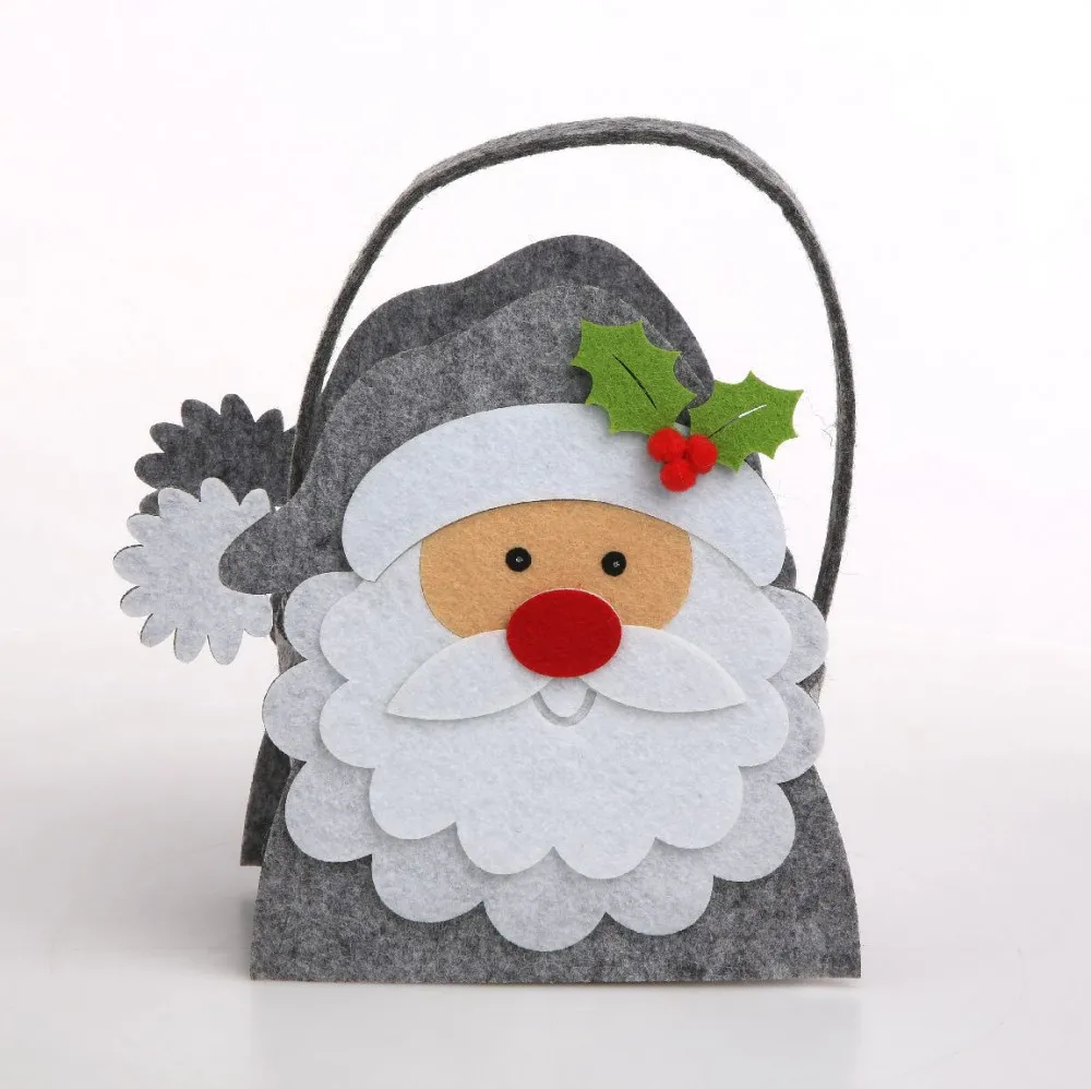 Opakowanie świąteczne na prezent / torba filcowa / torebka prezentowa Altom Design Mikołaj