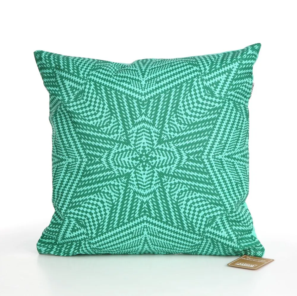 Poszewka dekoracyjna na poduszkę Altom Design, kolekcja "Bali" zielona 40 x 40 cm