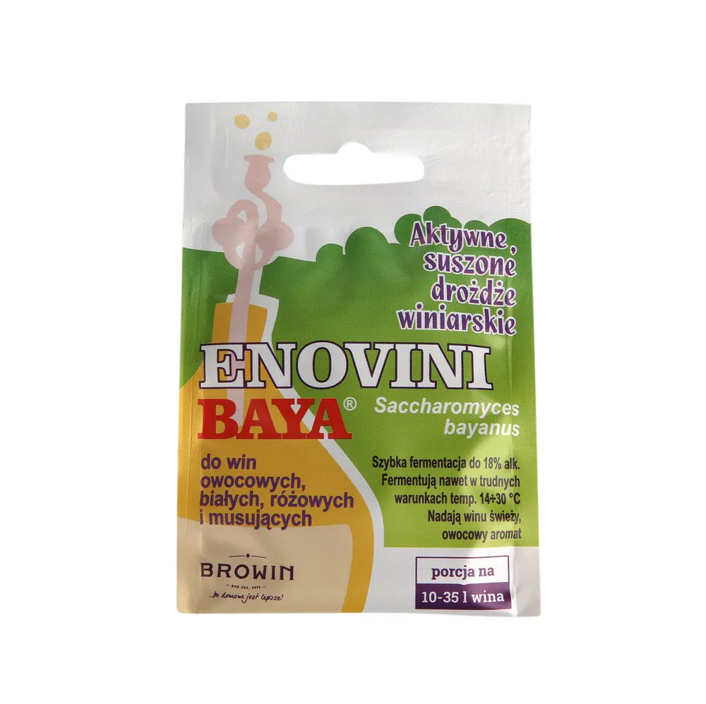 Drożdże winiarskie suszone Biowin Enovini Baya 7 g