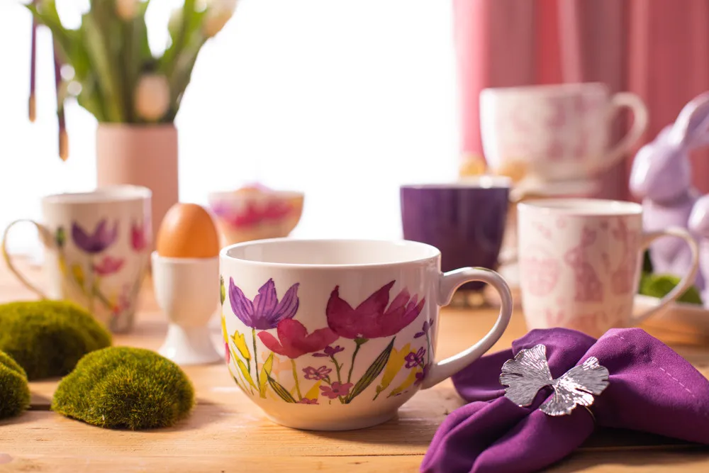 Filiżanka do kawy i herbaty porcelanowa Altom Design Tulip 500 ml