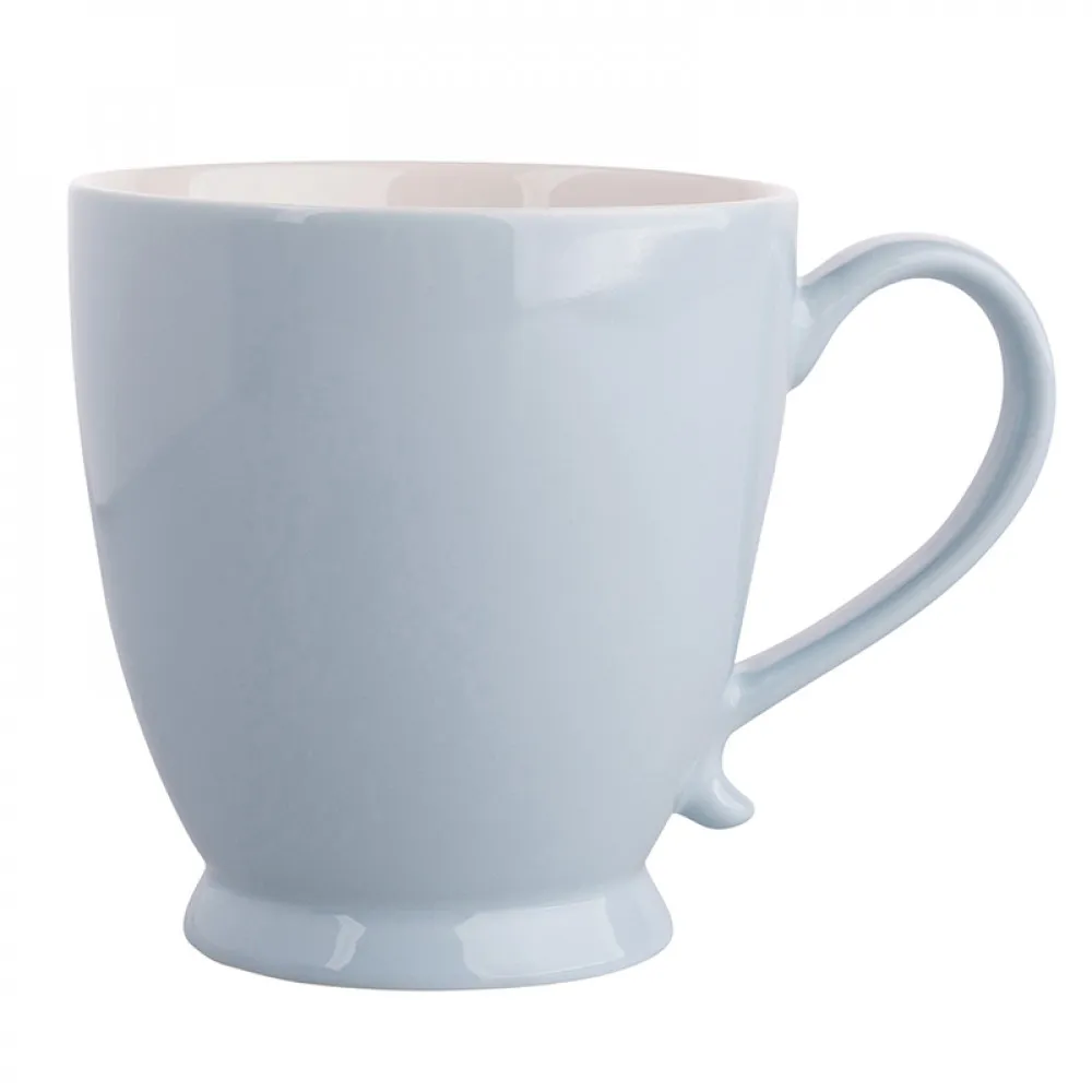 Filiżanka do kawy i herbaty porcelanowa Altom Design Urban niebieska jasna 400 ml