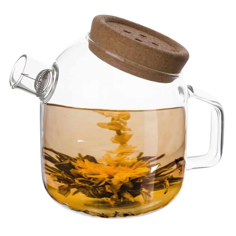 Dzbanek do herbaty kawy i napojów szklany ze spiralą filtrującą Altom Design 800 ml