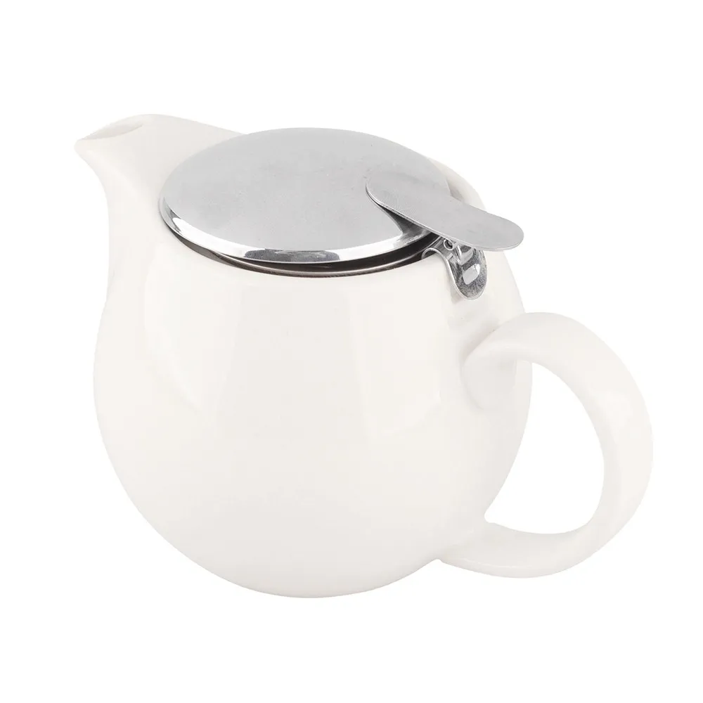 Zaparzacz dzbanek do herbaty i kawy porcelanowy Altom Design Regular kremowy 450 ml