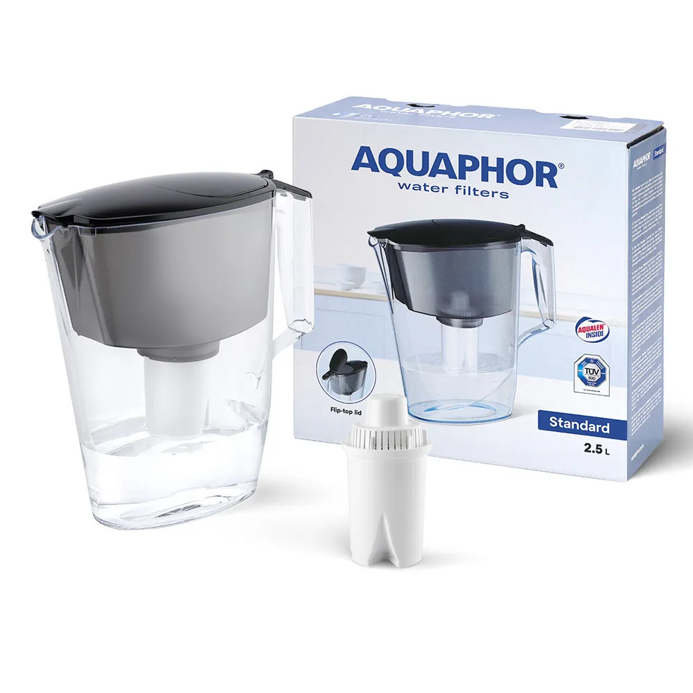 Dzbanek filtrujący wodę Aquaphor B100-15 standard czarny + wkład 