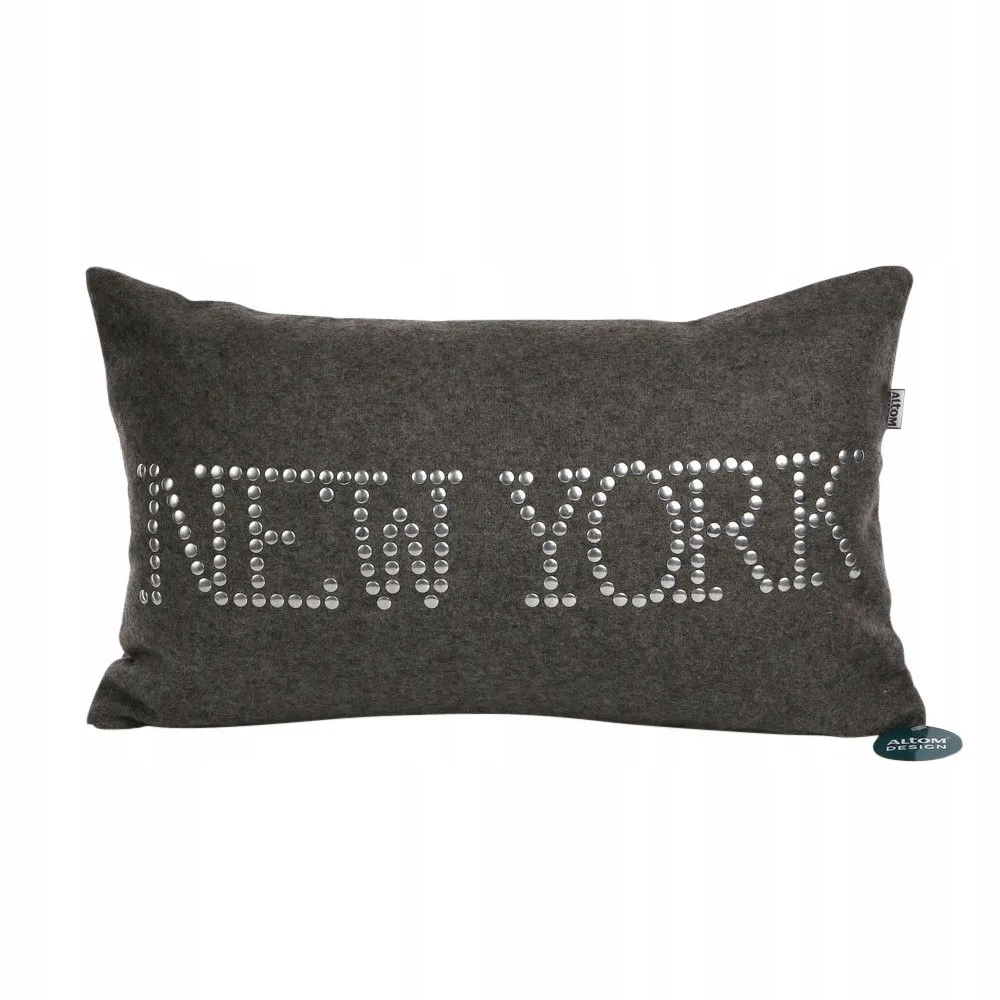 Poszewka na poduszkę bawełniana dekoracyjna Altom Design Miasta New York 30 x 50 cm 