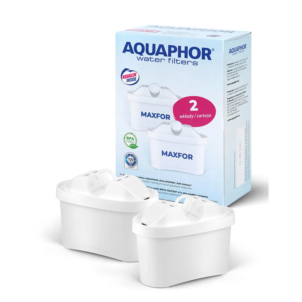 Filtr do wody / wkład filtrujący do dzbanka magnezowy Aquaphor Maxfor B100-25, 2 szt.