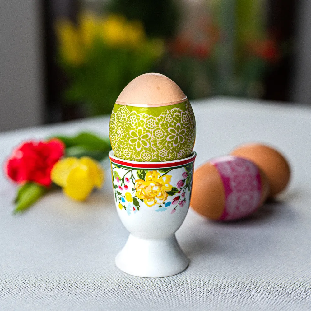 Kieliszek na jajko porcelanowy Altom Design Primavera, wzór A