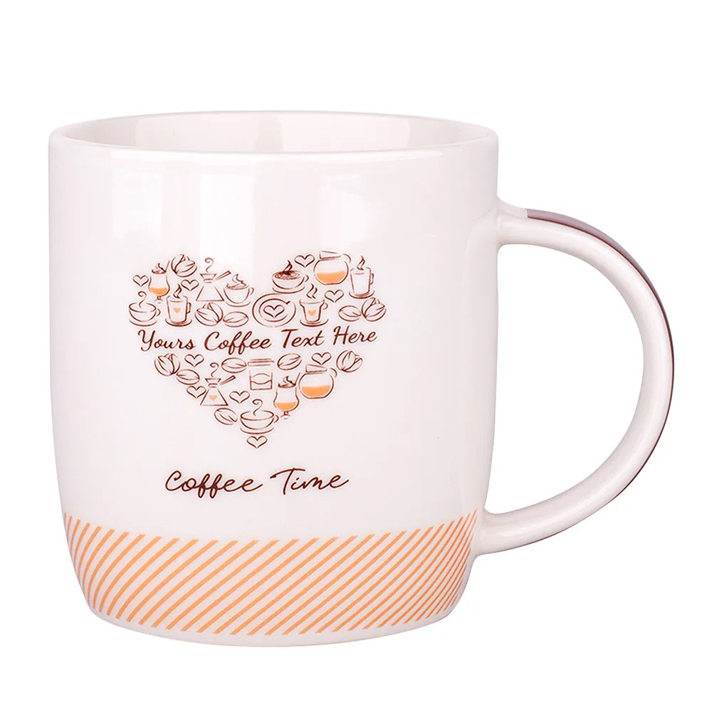 Kubek do kawy i herbaty porcelanowy Altom Design Coffee Time 300 ml
