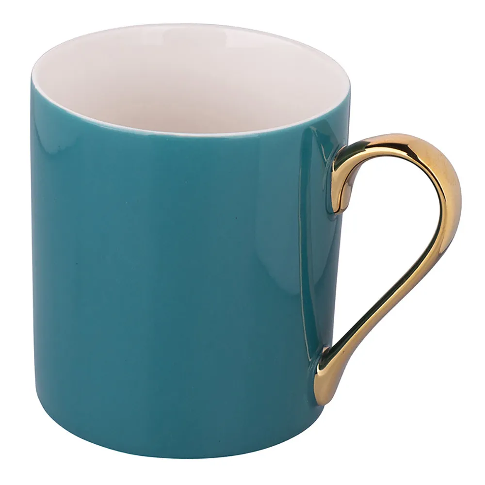 Kubki do kawy i herbaty porcelanowe Altom Design Exotic niebieskie 300 ml, 6 szt.