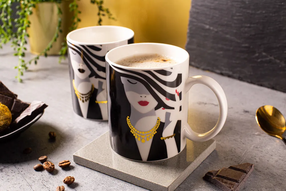 Kubek do kawy i herbaty porcelanowy Altom Design Modern Woman D 300 ml (zmieniająca kolor)