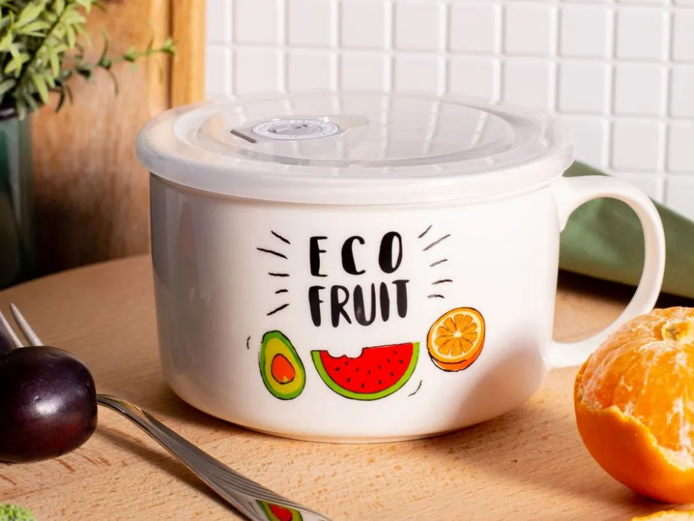 Lunch box / śniadaniówka z pokrywką hermetyczną Altom Design Eco Fruit