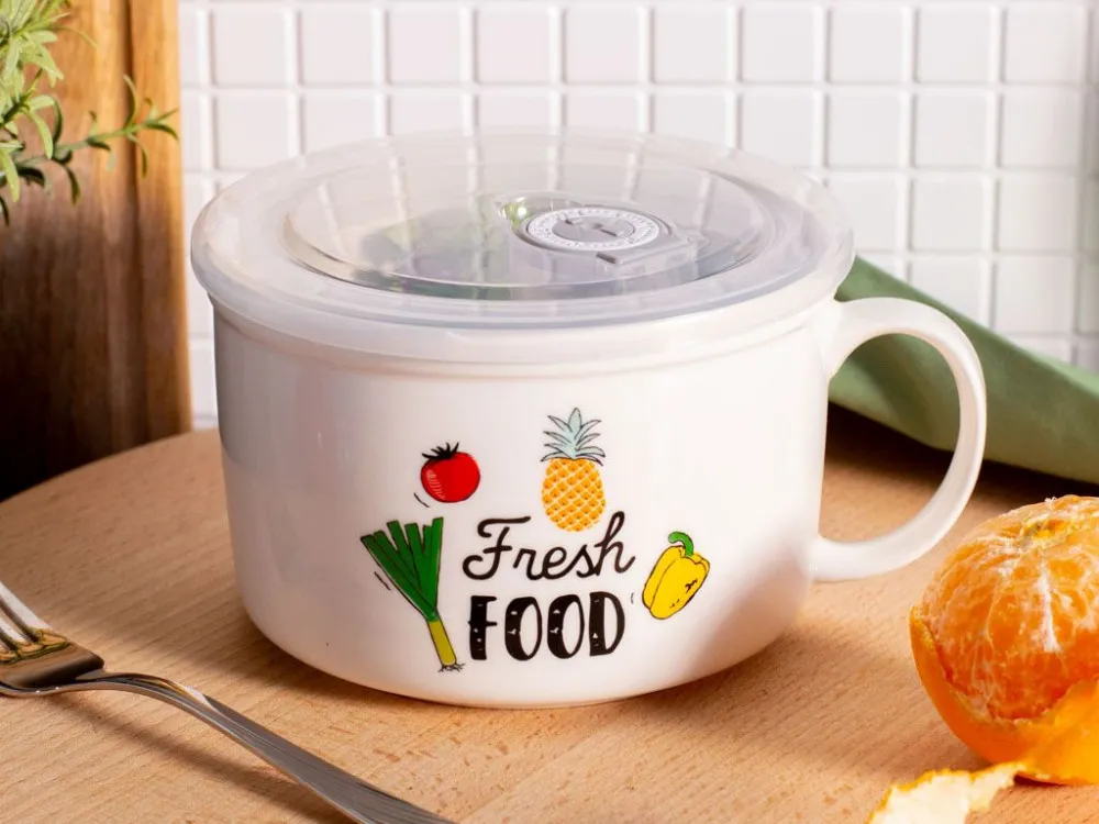 Lunch box / śniadaniówka z pokrywką hermetyczną Altom Design Natural Fresh Food