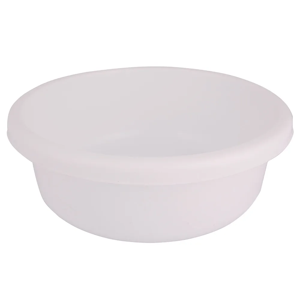 Miska na pranie / łazienkowa plastikowa okrągła Bentom Classic 9 l / 36 cm biała