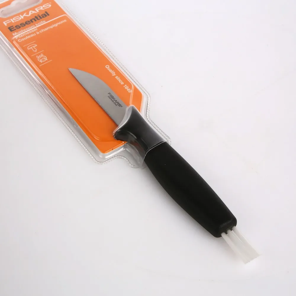 Nóż do grzybów ze szczoteczką Fiskars 21 cm