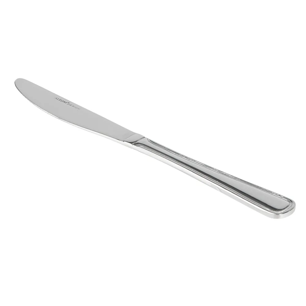 Noże obiadowe Altom Design Leonardo srebrny połysk (2 elementy)