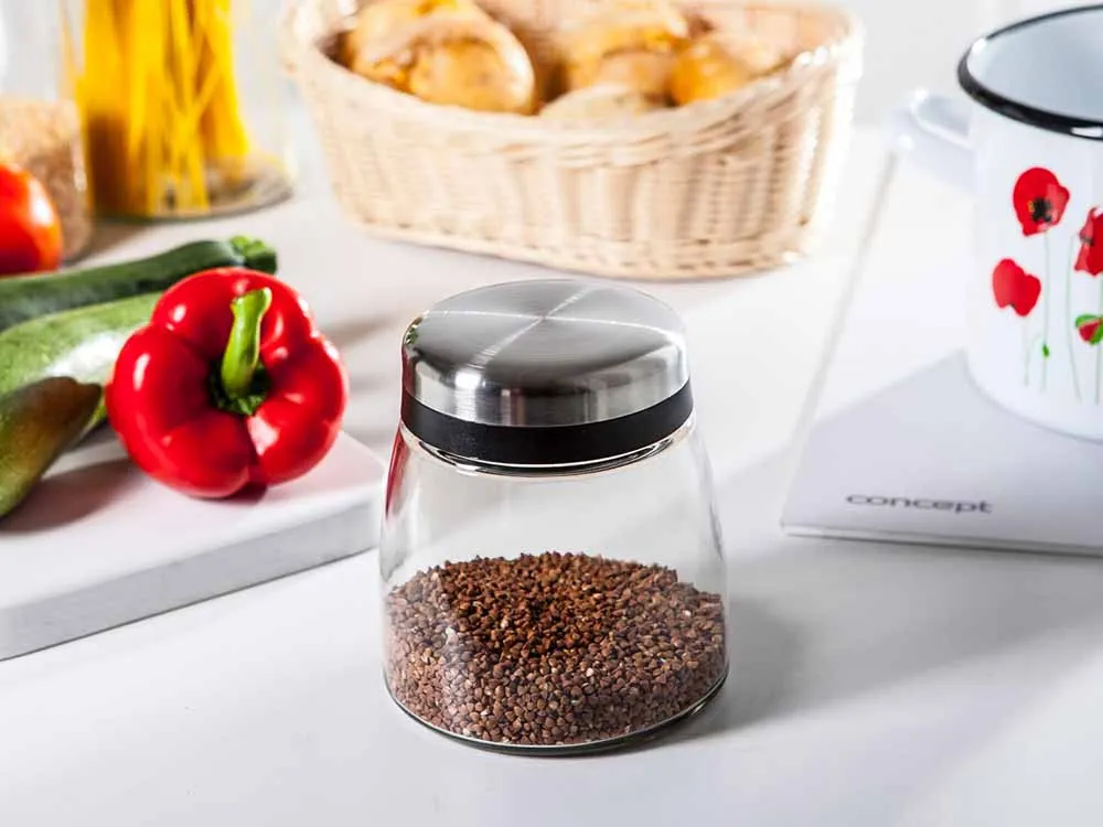 Pojemnik / słoik na produkty sypkie, herbatę i kawę szklany Altom Design 1000 ml