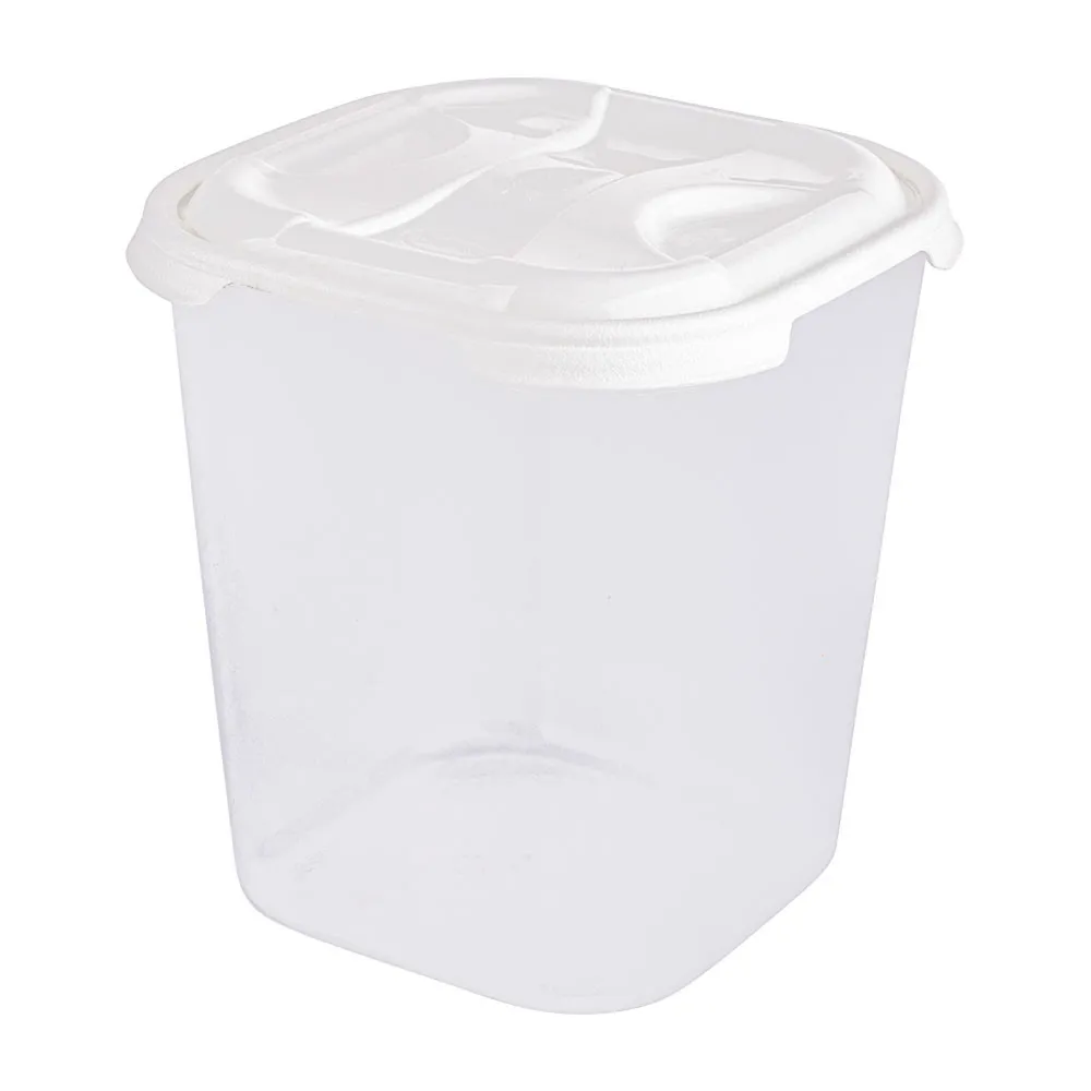 Pojemnik do przechowywania żywności kwadratowy Nuvola Frigo Box 4,75 l biały