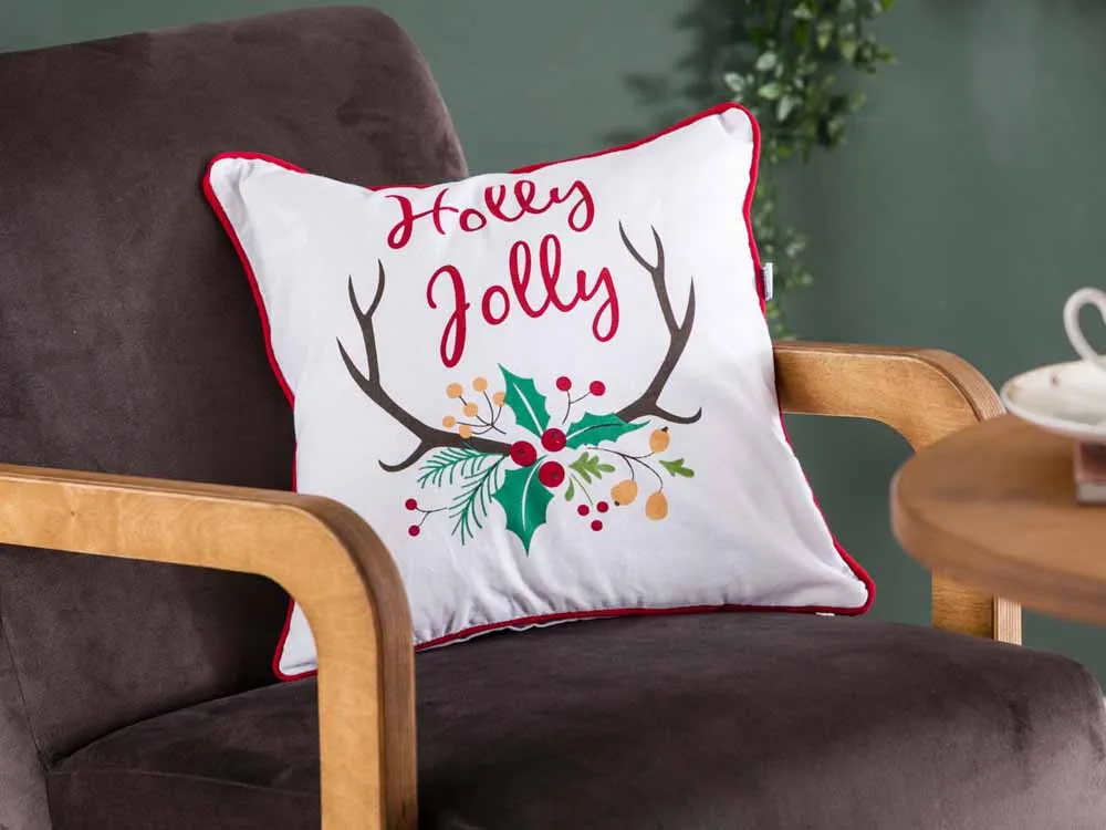 Poszewka na poduszkę świąteczna Boże Narodzenie Altom Design Joy 40 x 40 cm 