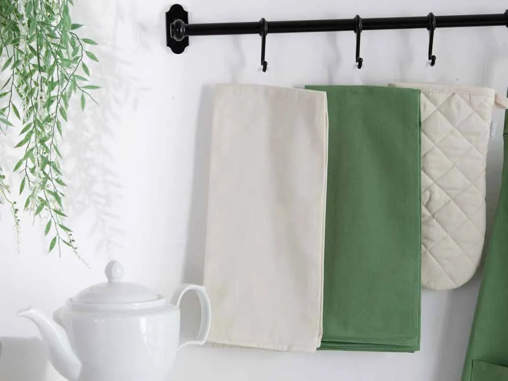 Ręcznik kuchenny / ściereczka kuchenna 100% bawełna Altom Design kolekcja Monokolor beżowa