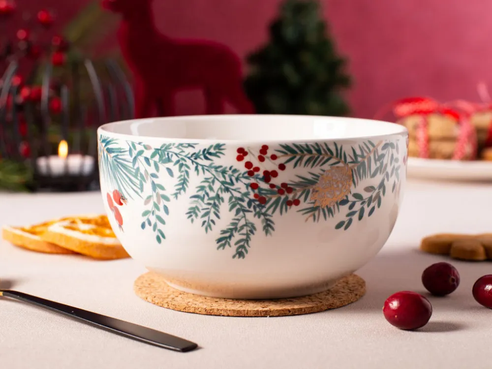 Miska salaterka porcelanowa święta Boże Narodzenie Altom Design Wonderland 400 ml 