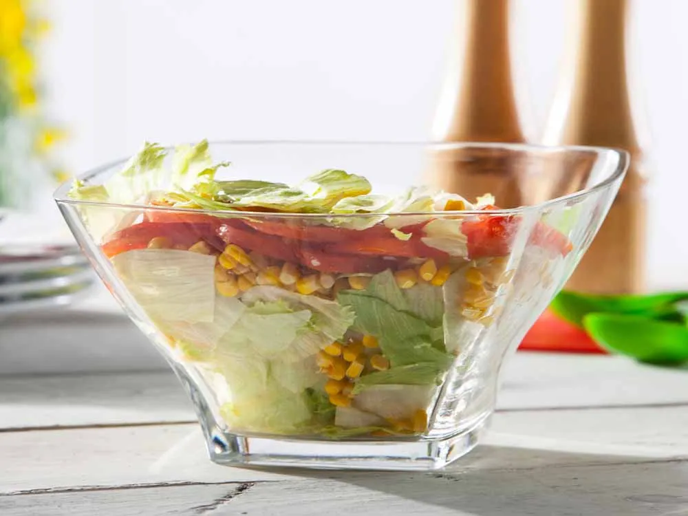 Salaterka szklana Altom Design Stephanie Optic 18 cm