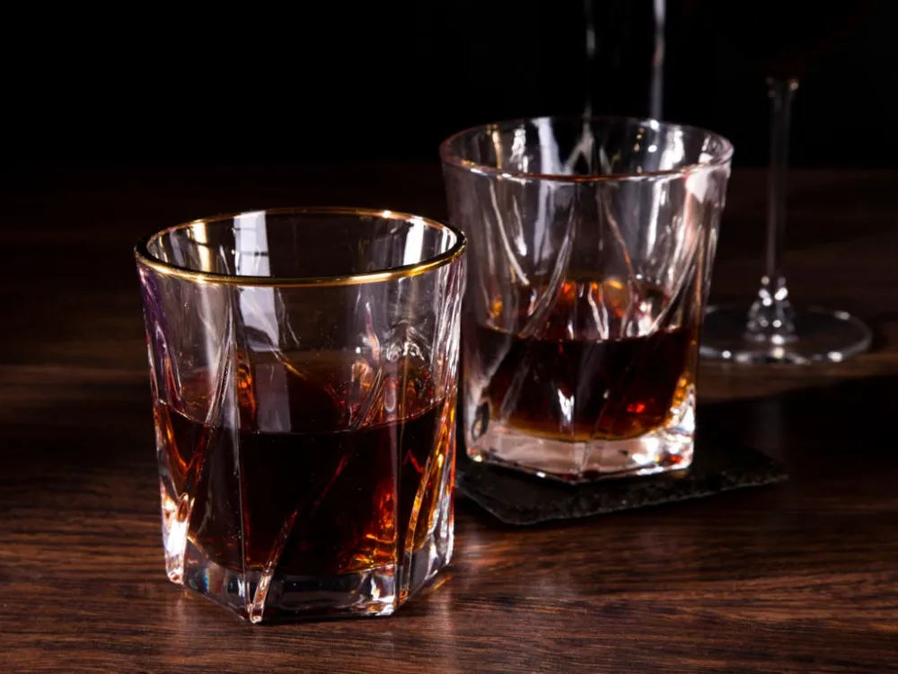Szklanki do whisky Altom Design Jack Gold 330 ml (komplet 6 sztuk)