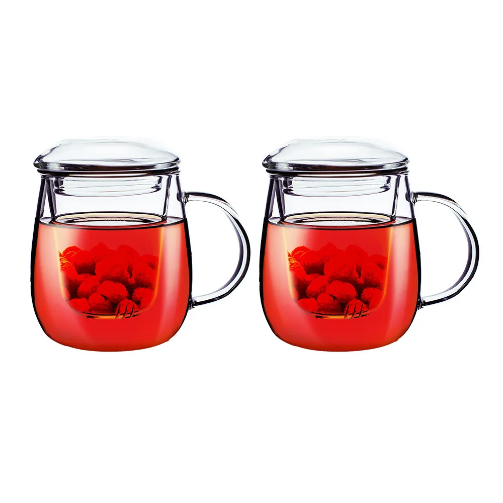 Szklanki / kubki termiczne do herbaty i ziół z zaparzaczem Altom Design Andrea 350 ml, 2 szt.