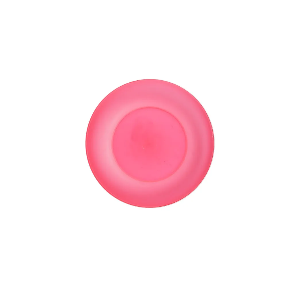Talerz plastikowy Sagad Weekend 17 cm różowy