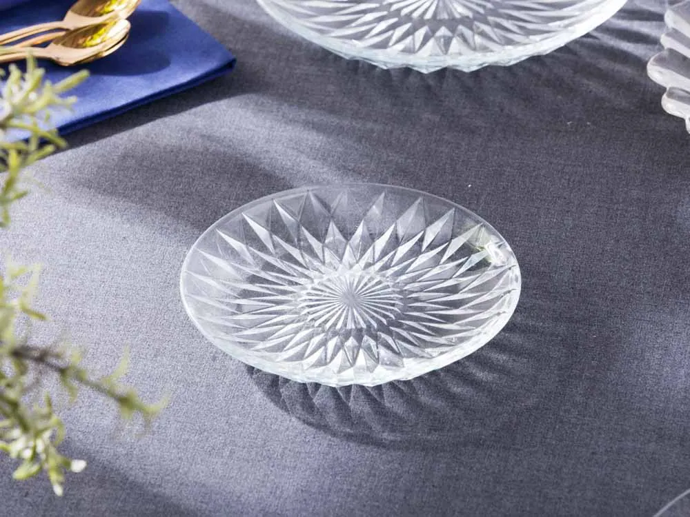 Talerz deserowy szklany Altom Design Stella 15,3 cm
