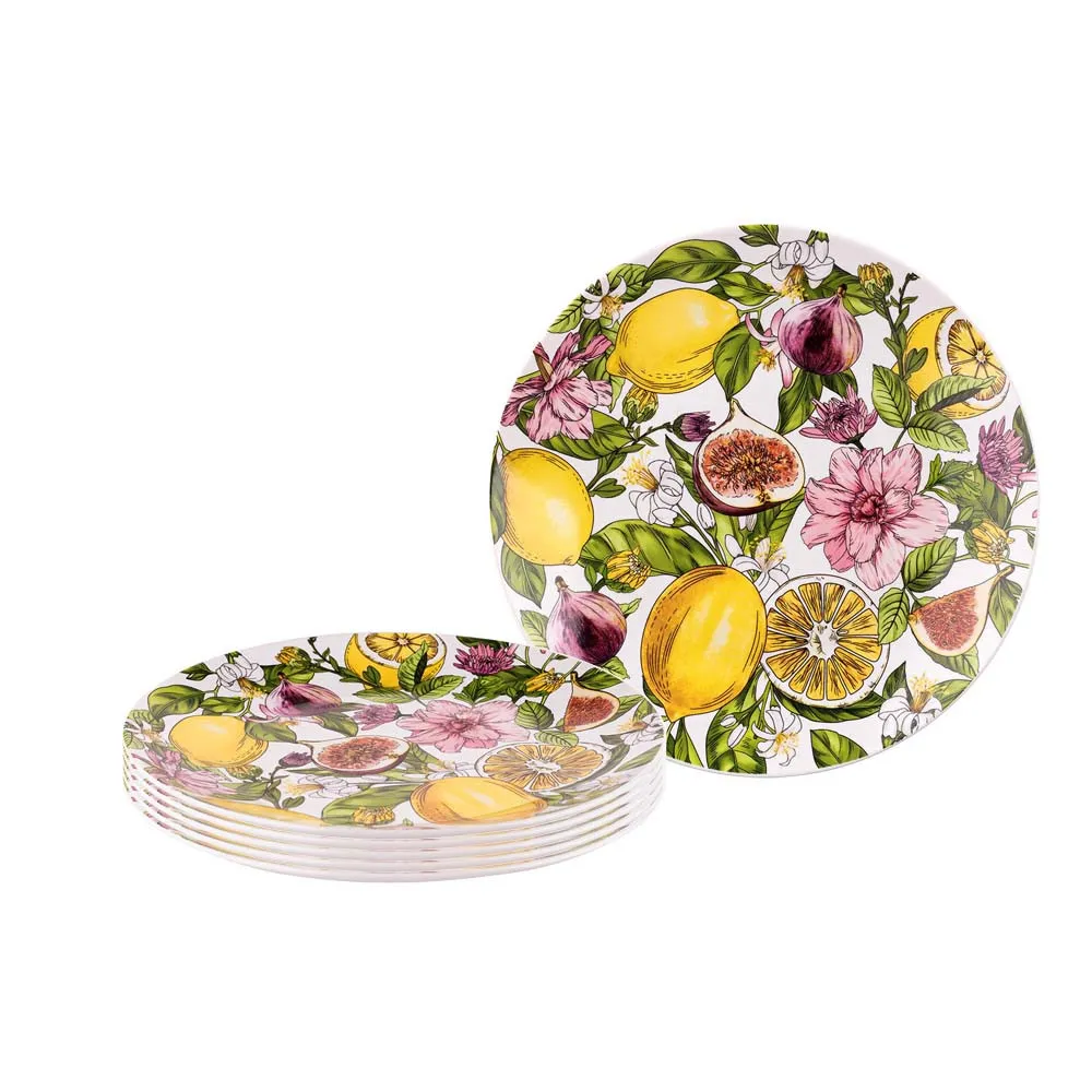 Talerzyki deserowe porcelanowe Altom Design Lemon 20 cm, 6 szt.
