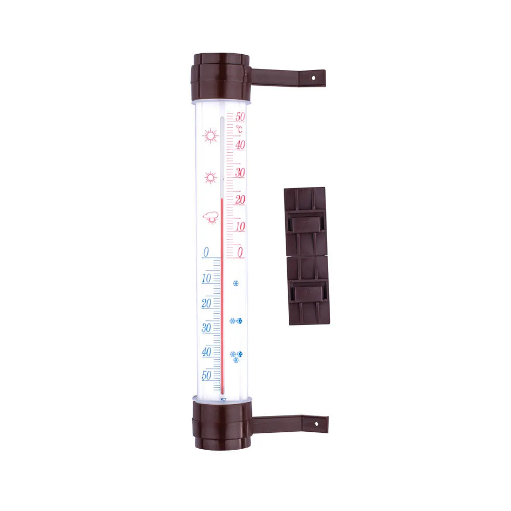 Termometr zewnętrzny / zaokienny / na okno przyklejany lub przykręcany Biowin 23 cm