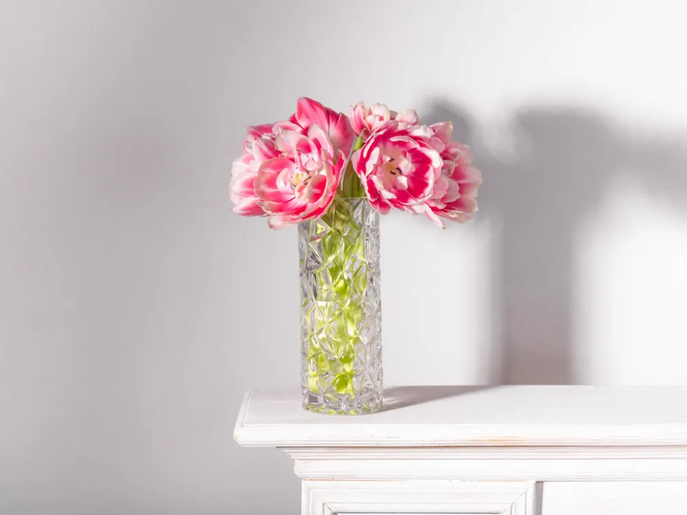 Wazon szklany na kwiaty Altom Design Orchid 19,8 cm