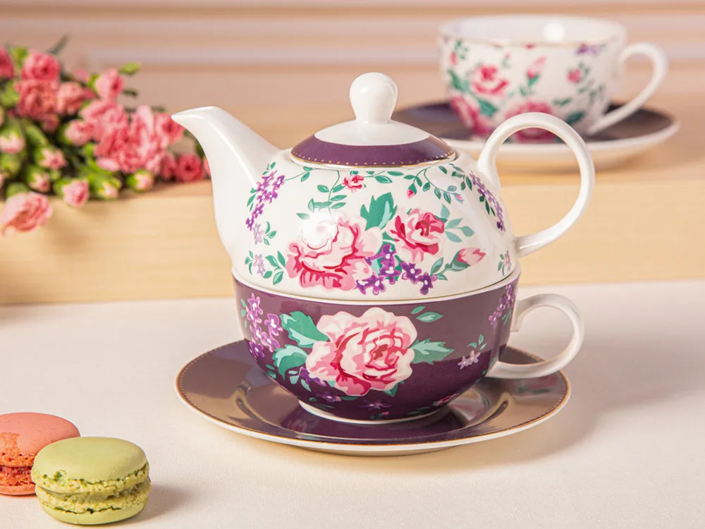 Zestaw do herbaty Tea For One porcelana Altom Design Charlotta