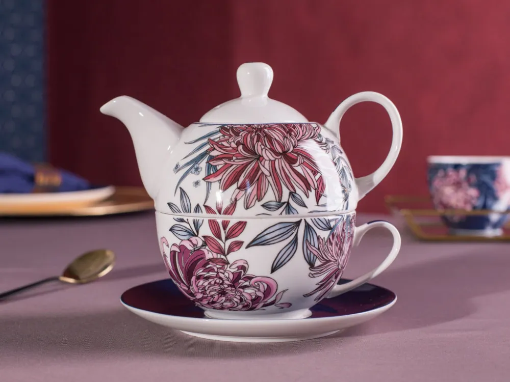 Zestaw do herbaty Tea For One porcelana Altom Design Margo