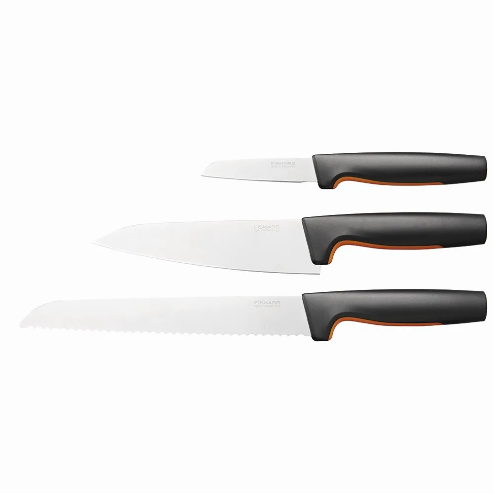 Zestaw noży kuchennych Fiskars Functional Form, komplet 3 noży (1057559)