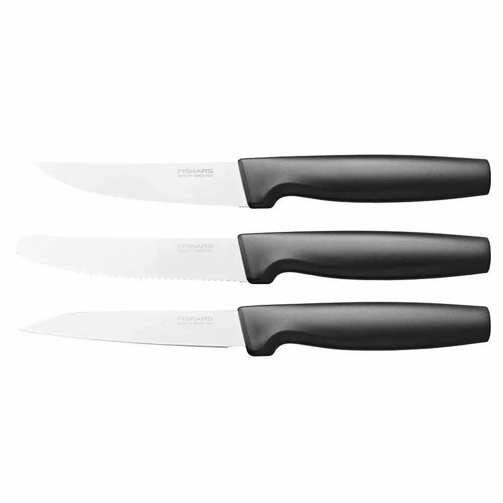 Zestaw noży kuchennych Fiskars Functional Form, komplet 3 noży (1057561)