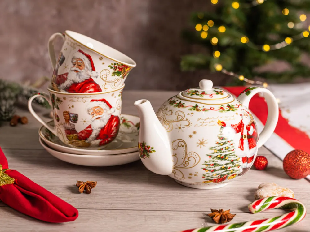 Zestaw do kawy dla 2 osób porcelana Marco Polo Magic Christmas