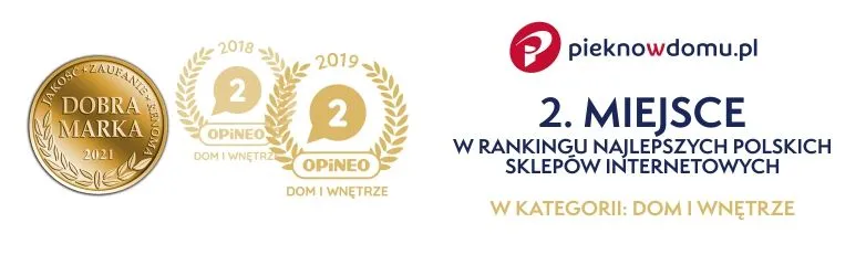 Pieknowdomu.pl w rankingu Opineo 2019