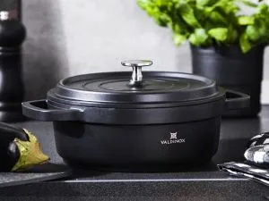 brytfanna z pokrywka aluminiowa na indukcje